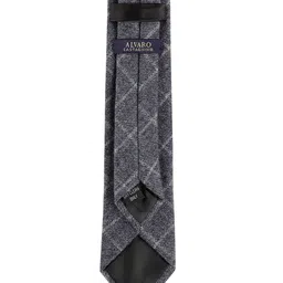 Alvaro Castagnino Men Woven Design Cotton Broad Tie image 5