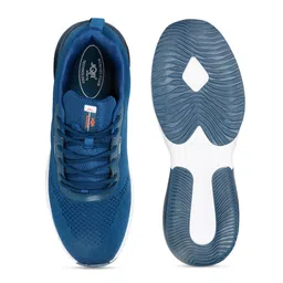JQR Men MAGIC Blue Mesh Running Shoes image 4