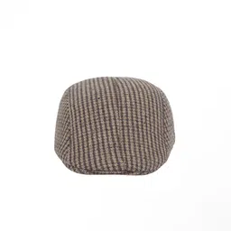 Zacharias Men Self Design Woollen Ascot Cap With Earmuff image 5