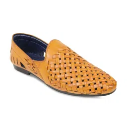 Regal Men Tan Brown Woven Design Shoe-Style Sandals-picture-26
