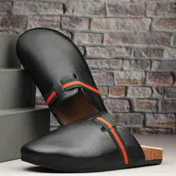 Mast & Harbour Men Black Shoe-Style Sandals image 1