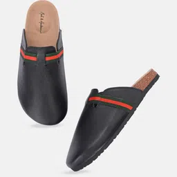 Mast & Harbour Men Black Shoe-Style Sandals image 2