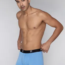 XYXX Men Melange Ace IntelliFresh Super Combed Cotton Trunks image 2