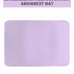 Kuber Industries Green & Red 3 Pieces Kitchen Self Drying Microfiber Table Placemats image 5