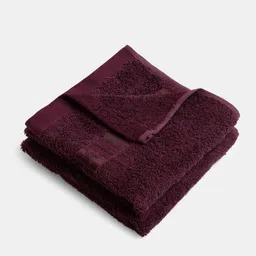 Jockey Men Burgundy 2 Pcs Bamboo Cotton 600 GSM Ultrasoft Anti-Microbial Hand Towels-picture-15