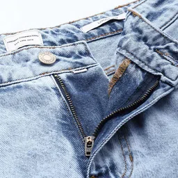 French Connection Men Pure Cotton Loose Fit Heavy Fade Mid-Rise Jeans image 5