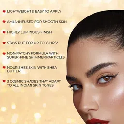 Just Herbs Lumi-Glow Pressed Highlighter - 3.5g- The Moon image 4