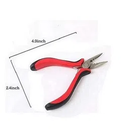 D-DIVINE Hair Extension Kit 500pcs Silicone Lined Micro Rings Black Pliers Pulling Hook Bead Device Tool Kit Set 1 image 3