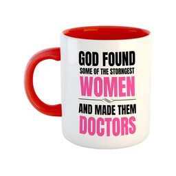 ARTBUG Red & White Printed Ceramic Glossy Mug 350 ml-picture-46