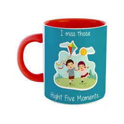 ARTBUG Red Printed Ceramic Glossy Mug 350 ml-picture-28