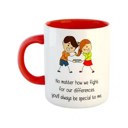 ARTBUG Red Printed Ceramic Glossy Mug 350 ml-picture-34