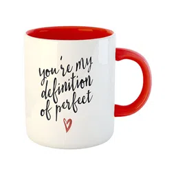 ARTBUG Red Printed Ceramic Glossy Mug image 5