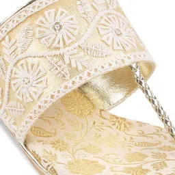 Metro Embroidered Block Heels image 5