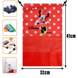 Kuber Industries Pink & Red Set Of 12 Printed Shoe Cover image 5