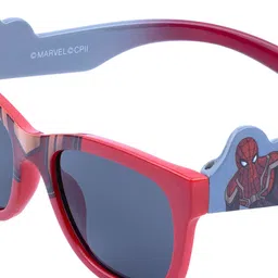 Marvel Boys Grey Lens & Red Rectangle Sunglasses with Polarized & UV Protected Lens image 5
