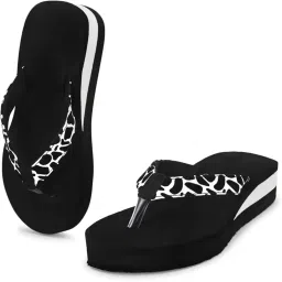 skytrap Women Brown Solid Synthetic Slippers Flipflop image 5