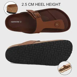 centrino Men's Cushion Sliders/Slippers | PU Padding on the Footbed | Bounce Back Technology | Comfortable & LightWeight | Waterproof & Everyday Flip Flops for Gents (7314) image 5