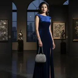 jasuniq Elegant Evening Clutch Purse with Crystal Rhinestone Trim, Silver Chain Strap, Formal Party Handbag image 4