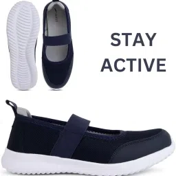 trase Women's Ballet Flats With Soft 'Memory Foam' Insole For Enhanced Comfort & Amazing Step-In Feel, Athleisure, Active Wear, Slip-On Bellies, Breathable Mesh Uppers For Casual & Formal Wear image 3