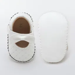 puresole Baby Girl Soft Sole Infant Shoes – Lightweight, Comfortable Crib Shoes for Toddlers | Non-Slip First Walker Shoes with Secure Fit for Crawling, Cruising & Early Walking (6–12 Months) image 4