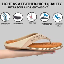 health fit Extra Super Soft Ortho Care Diabetic & Orthopedic Slippers/Doctor Chappal & Footwear with Memory Foam image 5