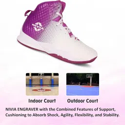 nivia mens Engraver Basketball Shoes for Men Shoe image 2