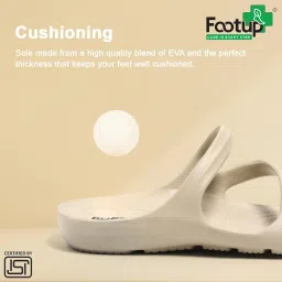 foot up Women’s Orthopedic EVA Slides | Lightweight Anti-Skid House Slippers | Soft Comfortable Everyday Wear Footwear image 5