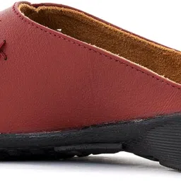 sharon Khadim's Leather Flat Mule Slip On Sandal for Women image 3