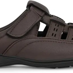 shooz Leather Sandals for Men | Fisherman Sandal | Backless Open Half Sandles image 4