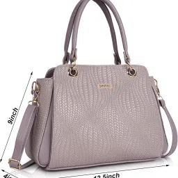 spotic Synthetic Leather Elegant Croco Pattern Handbag for Women – Stylish & Spacious Shoulder bag image 1