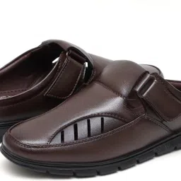 brute Leather Sandals for Men | Open Fisherman Sandals | Half Sandals image 4