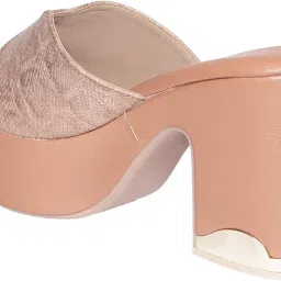 haute walk Wedding Sandals for Women Bridal Heels | Stylish PU Platform Heels with Soft Foam Cushion | Comfortable Party & Ethnic Wear Heels for Brides image 4