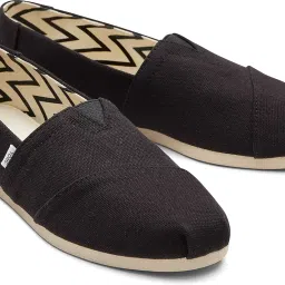 toms Iconic Alp Cotton Canvas Deep Red Slip Ons image 3