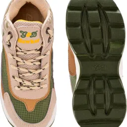 G&D Hawker Unisex Kids Shoe with Memory Foam EVA Sole | Leather Rexine Upper Breathable, Lightweight | Comfortable & Trekking Friendly Stylish Indoor & Outdoor | Sports Shoes image 2