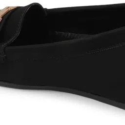 carlton london Women Comfortable and Stylish Flat Square Toe Slip On Fashion Loafer Shoes for Daily,Office, Casual and Formal Use image 3