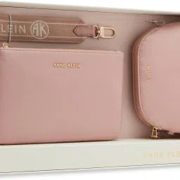 Anne Klein Ak 3 Piece Pouch Gift Set with Web Detailing image 2