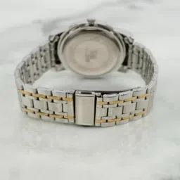 kitcone Multicolour Dial Analogue Men's Wrist Watch with Date Calendar, Metal Case and Strap Chronographs is Decorative Non Functional - NVMJ1 image 4