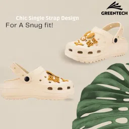 greentech breathe easy Greentech Casual Charms Jumbo Clogs for Women I Cushioned Footbed I Extra Soft Padded Foam I Slip on Sandals I Perfect for Rainy Season I Fashion I Waterproof I Comfortable image 3