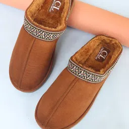 carlton london Women's Mule Slipper with Aztec-Style Trim image 3