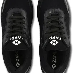 Zaprn Men’s Black Sports Running Shoes | Lightweight Breathable Mesh Gym Shoes for Men | Comfortable Sneakers for Walking, Training, Gym image 4