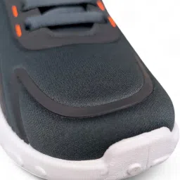 ovee Shoes Athletic Running Sneakers, Black and Orange, Breathable Mesh Sports Training Shoes with Cushioned Sole (Grey, UK Footwear Size System, Adult, Men, Numeric, Medium, 6) image 4