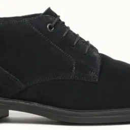 teakwood leathers Suede Leather Lace-Up Boots for Men image 3