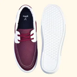 yoho Sailor Men’s Versatile Stylish Breathable Canvas Boat Shoe image 4