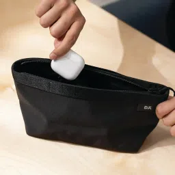 dailyobjects Pivot Carry All Pouch for Men & Women | Storage Slip Pockets |Lightweight|Water Resistant|Portable| Recycled Nylon Zippered | Concealed Handles image 2