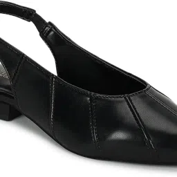 marc loire Women’s Pointed Toe Pump Shoes with Block Heel | Sling Back with Buckle Closure | Elegant Office, Formal & Casual Wear Footwear image 4