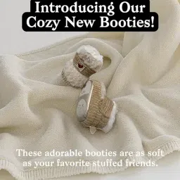 capznmore Soft Winter Booties for Babies Warm, Cozy & Anti-Slip | Plush Infant Booties for Boys & Girls (3–6 Months) image 2