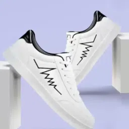cooperwings White Sneakers for Man | Stylish Men Sneakers | Lightweight & Comfortable Sneaker Shoes for All Occasions image 2