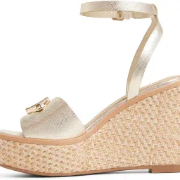 aldo DROIN Women's Gold Heels image 2