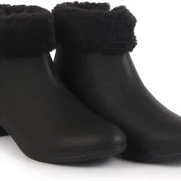 fausto Women Flared Heel Boots image 5