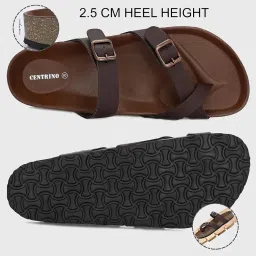 centrino Sandals for Men | Berkin-Style Slip-On Casual Sandal with Open Toe Design | Comfortable PU Footbed, Arch Support & Lightweight On-Grip Sole for Outdoor Wear (7312) image 5
